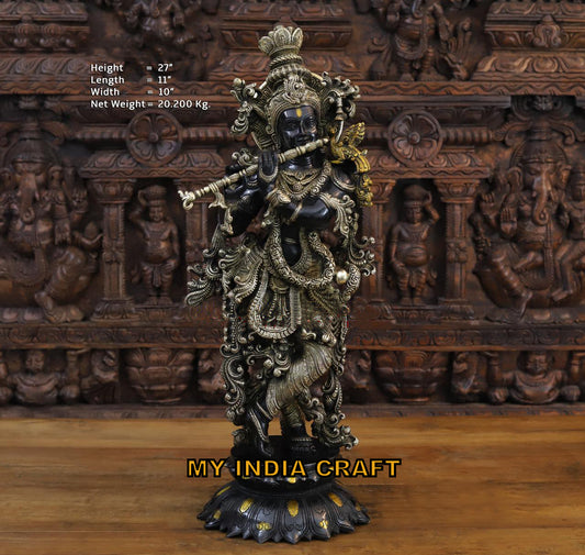 27" Krishna murti mathura murut