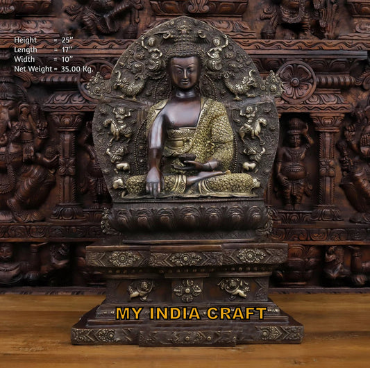 25" Buddha statue