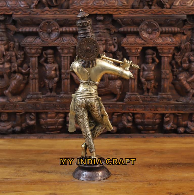 Lord Krishna idol indian gift for home and living usa dubai – Amba  Handicraft