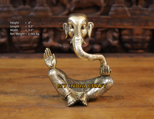 8" Ganpati statue for gift