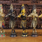 23" Black Krishna Idol in brass