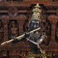 23" Black Krishna Idol in brass
