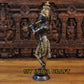 23" Black Krishna Idol in brass