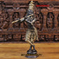 23" Black Krishna Idol in brass