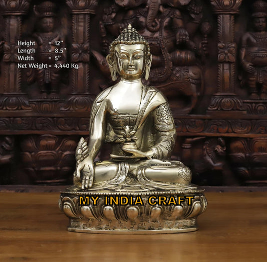 12" Buddha Statue