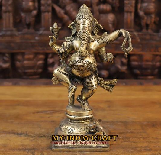 13" Ganesh idol standing vastu