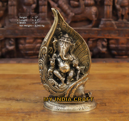 12" Ganpati statue artistic