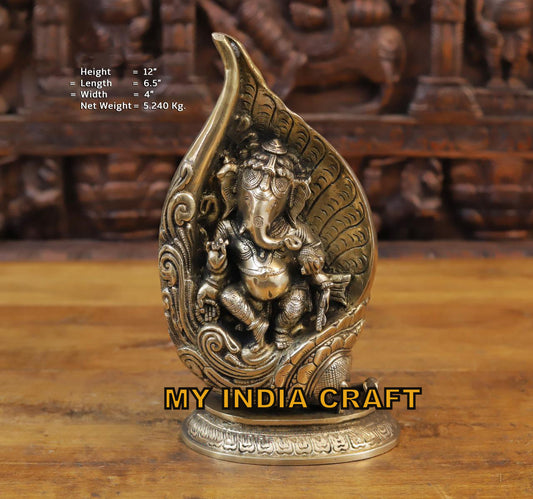 12" Ganpati statue artistic