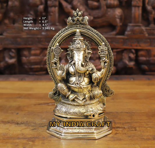 11" Ganpati idol for home temple