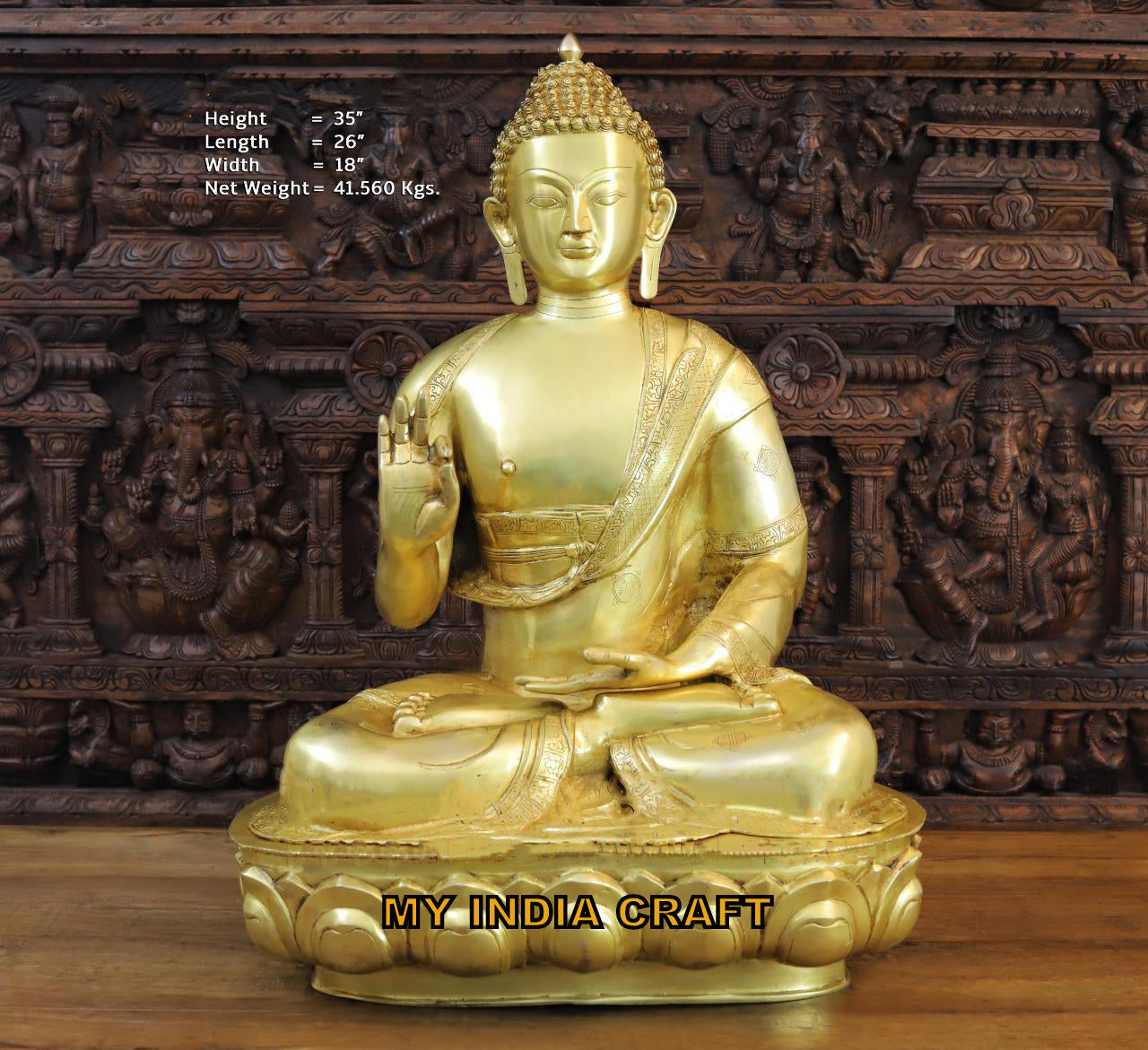 35" Buddha Statue