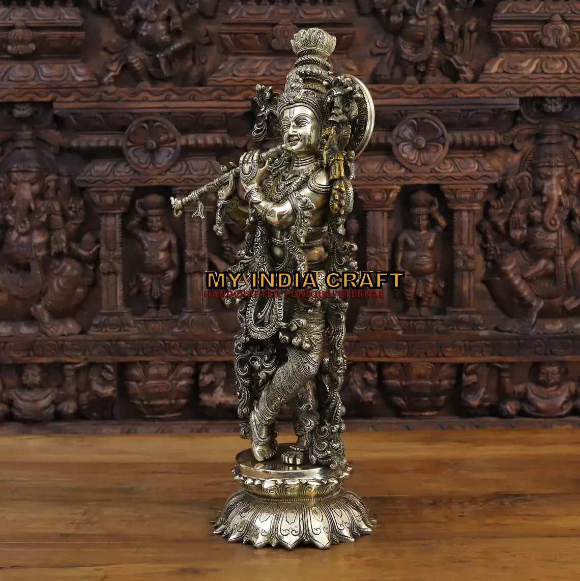 27" Standing Krishna Statue