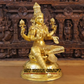 23.5" Lakshmi idol pure brass