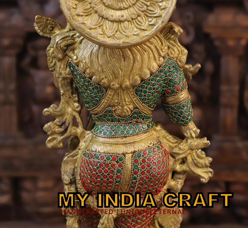 24" Krishna Inlay Brass