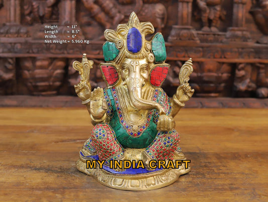 11" Shubh Ganesh statue