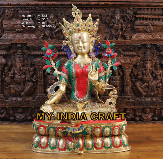 33.5" Tara statue