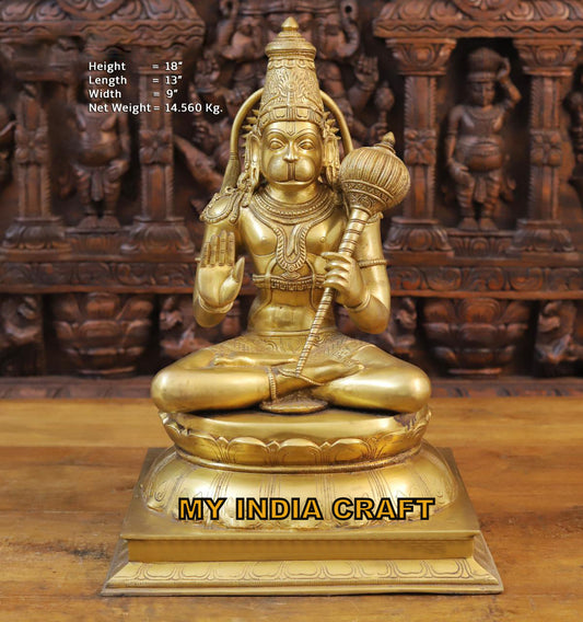 18" Hanuman Statue