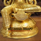 23.5" Lakshmi idol pure brass