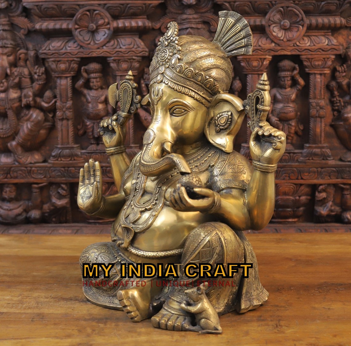 21" paghdi ganpati statue