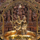 23" Radha Krishna Jhula on Urli brass