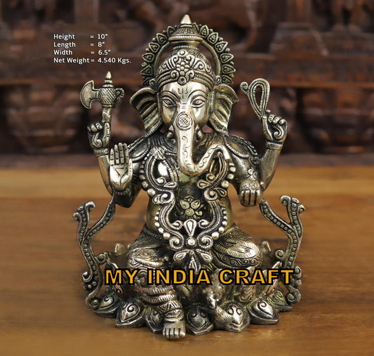 10" ganesh idol for house