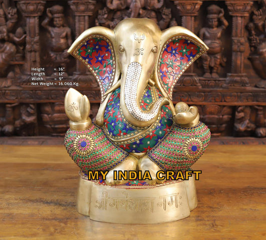 16" Big ears Ganpati idol