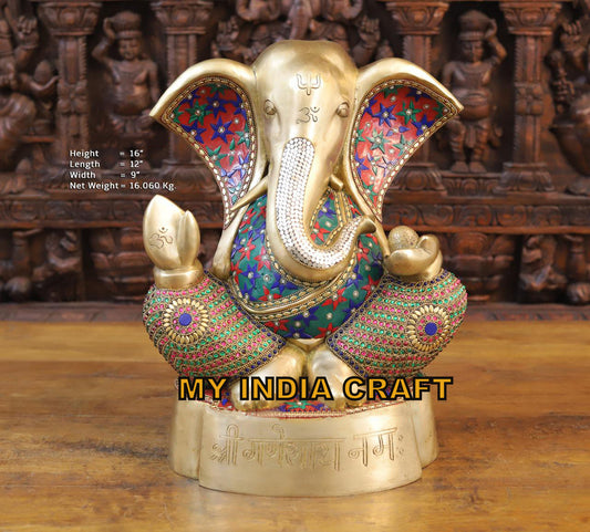 16" Big ears Ganpati idol