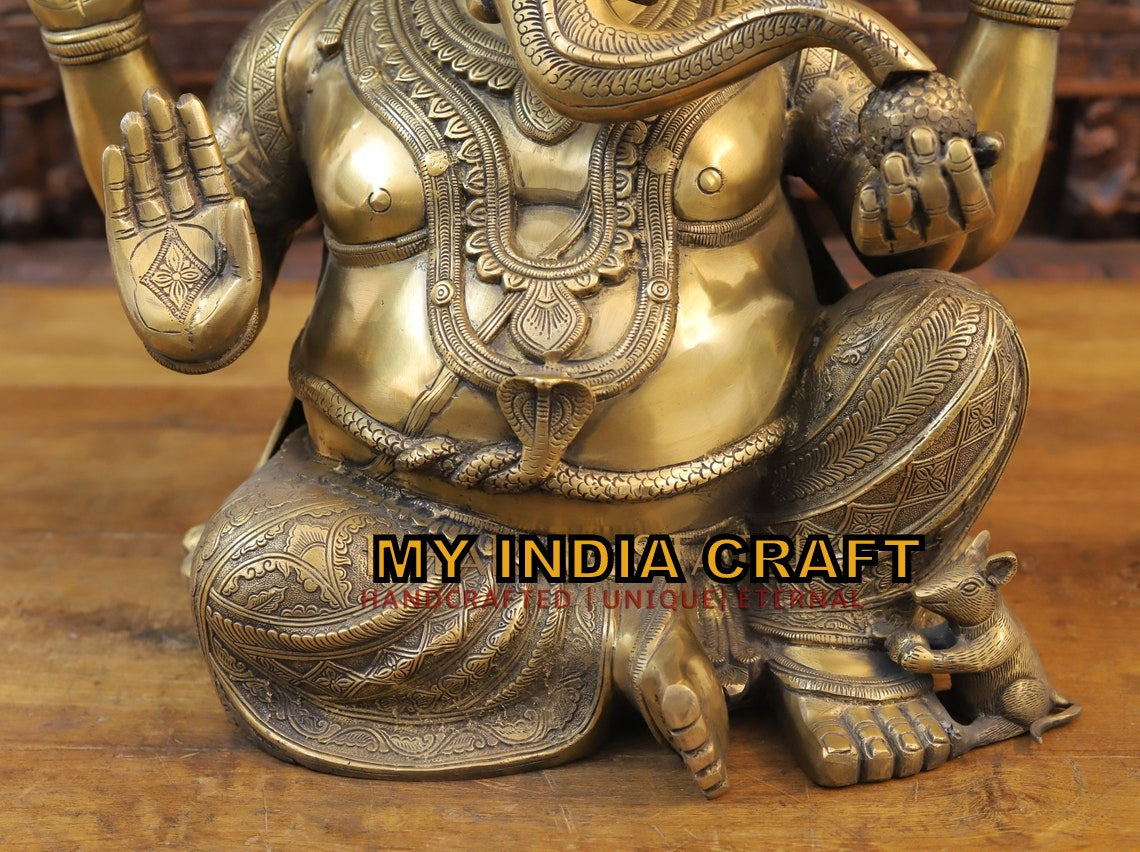 21" paghdi ganpati statue