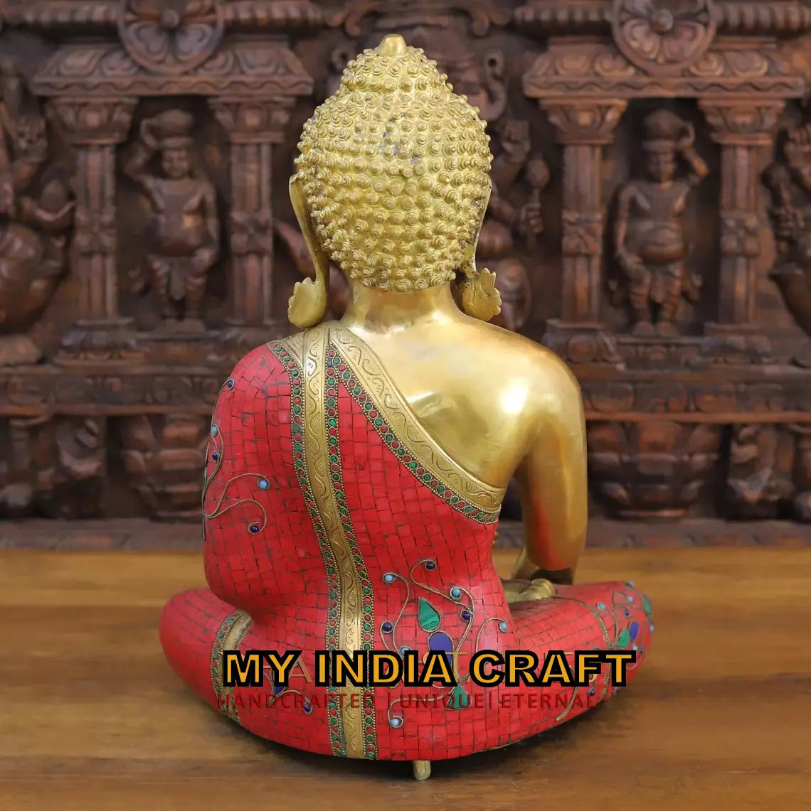 20" Buddha Statue in red