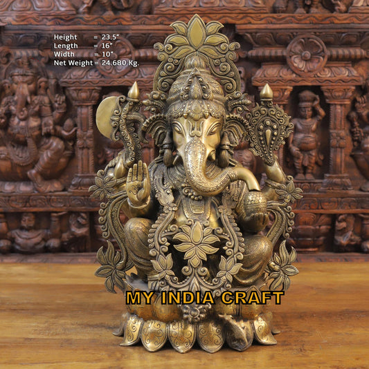 23.5" Ganesh statue for luck