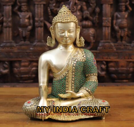 13.5" buddha statue