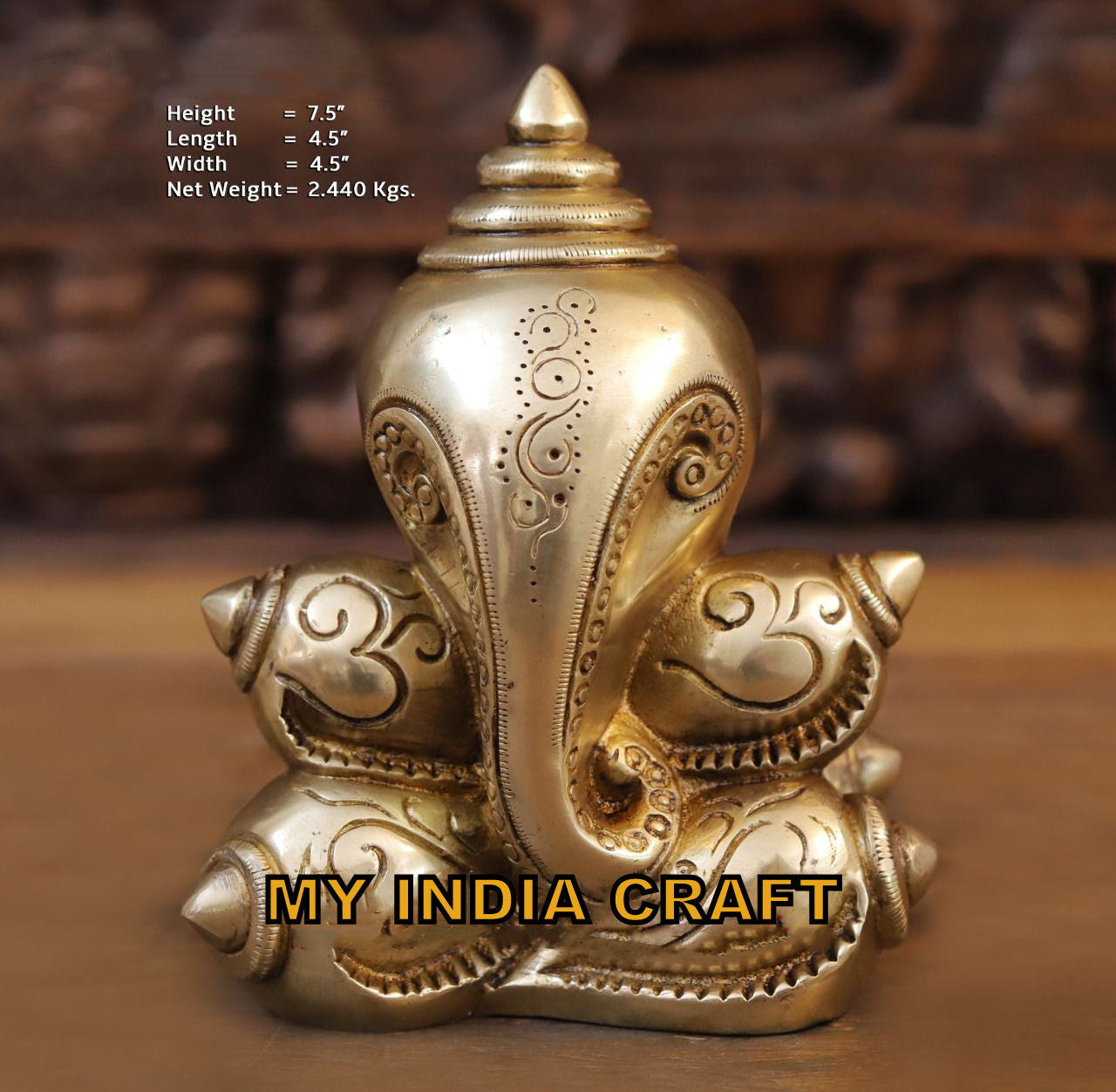 7.5" Ganesh statue Designer work