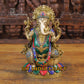 12" Ganesh idol brass